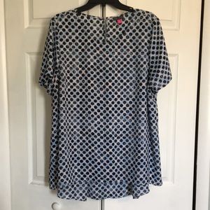 Vince Camuto Hi-Low Flowy Blouse